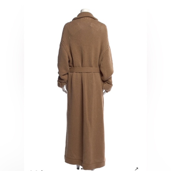 Khaite Filip Cashmere Sweater Long Coat XS S - Picture 4 of 5
